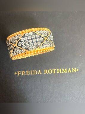 Freida Rothman Empire Cigar Band Ring